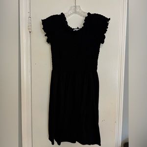 Black Loft dress, size L, measurements in pics!